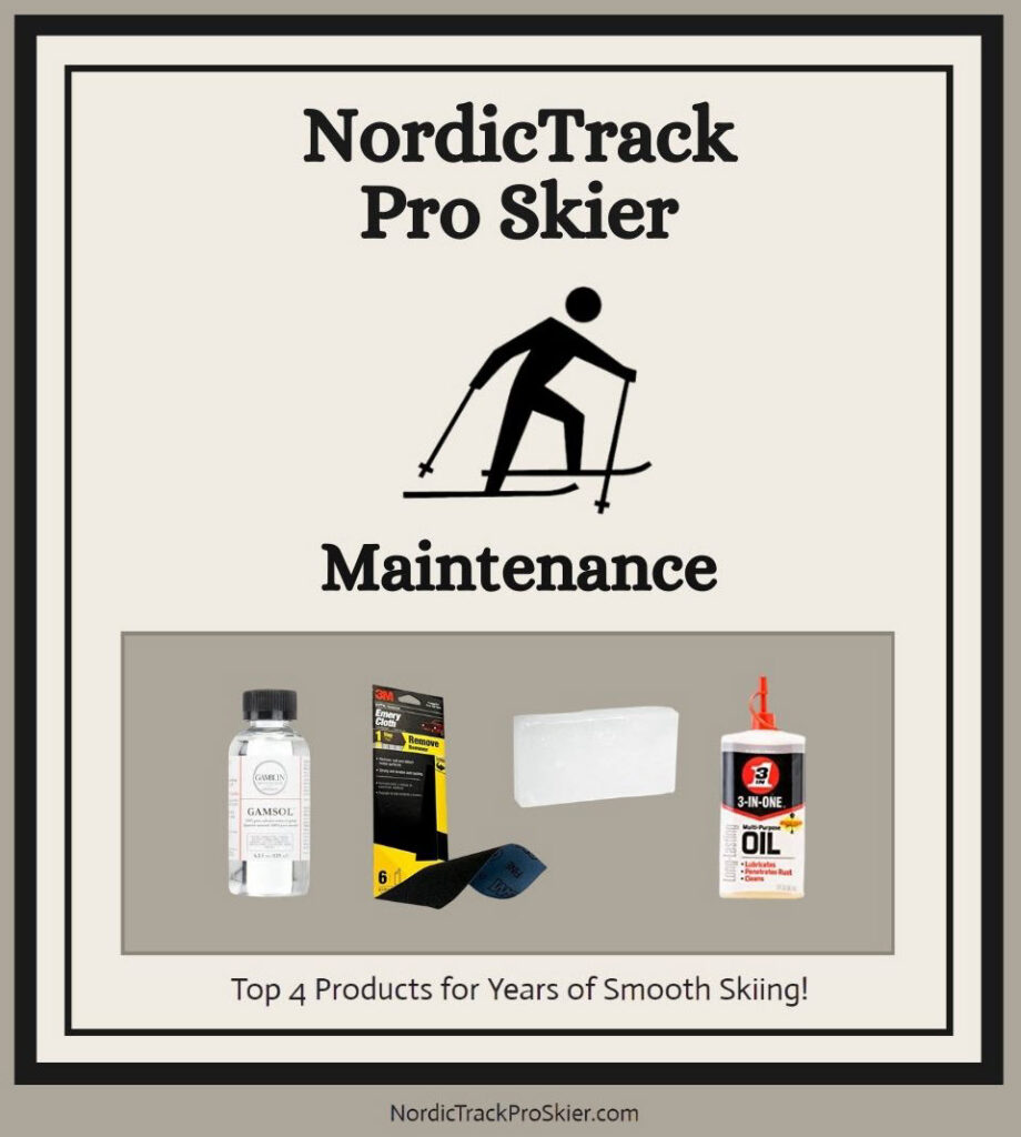Maintenance Products for NordicTrack Pro Ski Machines