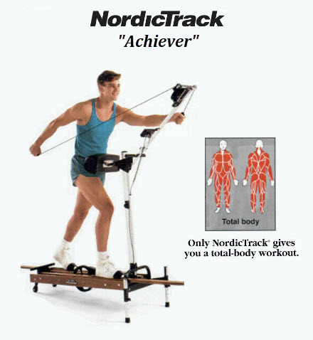 NordicTrack Achiever from 1992 Print Ad