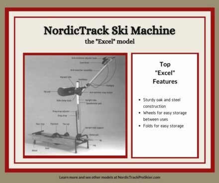 NordicTrack Excel Ski Machine Features