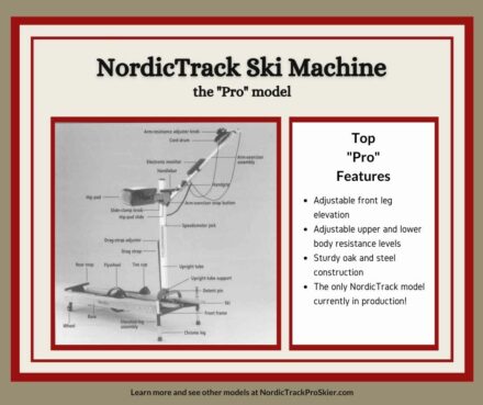 NordicTrack Pro Ski Machine Features