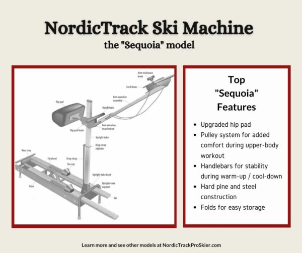 NordicTrackSequoiaSkiMachine NordicTrack Pro Skier