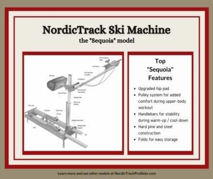 NordicTrack Sequoia Ski Machine Features