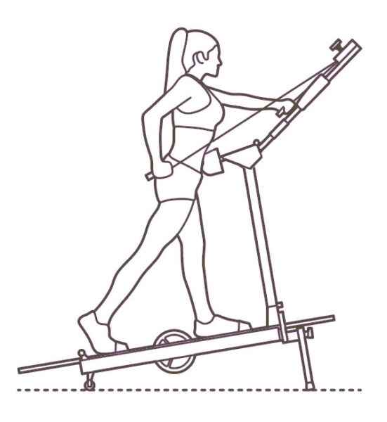 NordicTrack Pro Skier crosscountry ski exercise machine